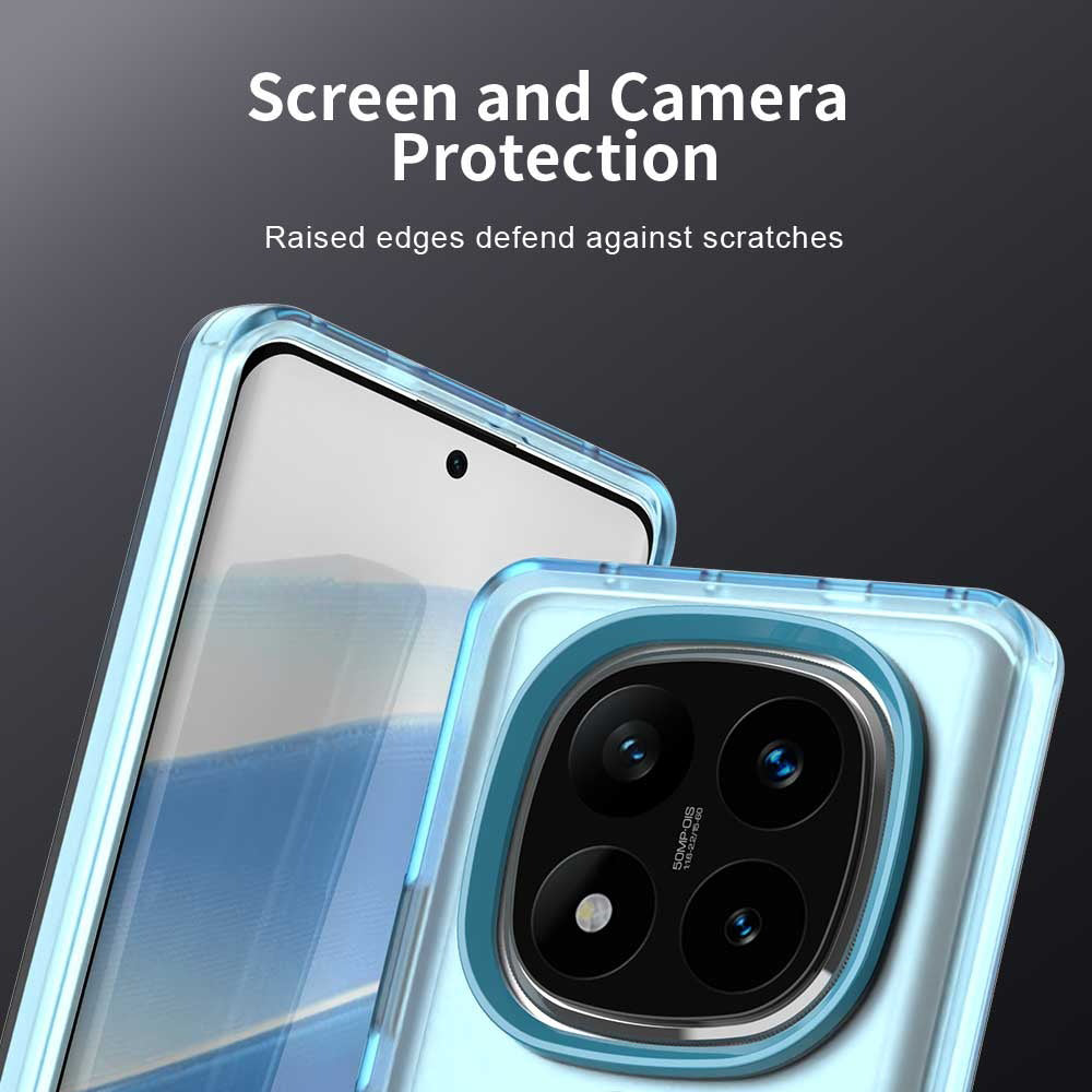 Husa de protectie Techsuit CandyCase MagSafe compatibil cu Xiaomi Redmi Note 14 Pro 5G / Poco X7, Albastru