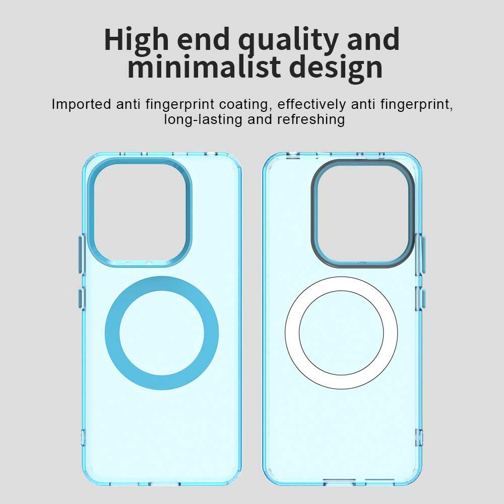 Husa de protectie Techsuit CandyCase MagSafe compatibil cu Xiaomi Redmi Note 14 5G, Albastru