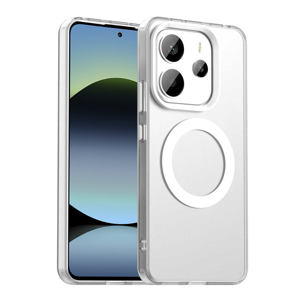 Husa de protectie Techsuit CandyCase MagSafe compatibil cu Xiaomi Redmi Note 14 5G, Alb