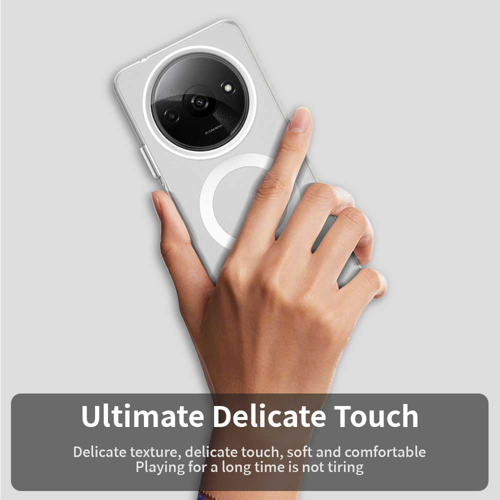 Husa de protectie Techsuit CandyCase MagSafe compatibil cu Xiaomi Redmi A3 / Redmi A3x, Alb