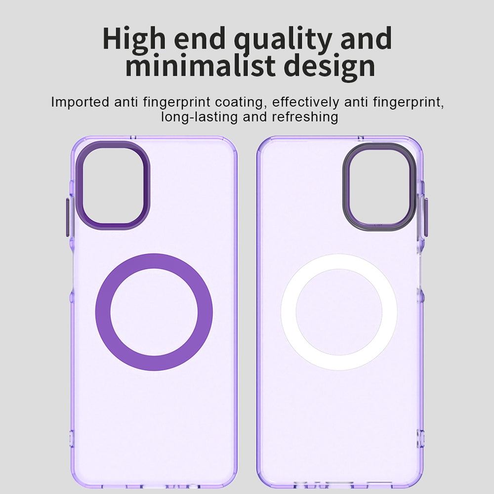 Husa de protectie Techsuit CandyCase MagSafe compatibil cu Samsung Galaxy A07 4G, Mov