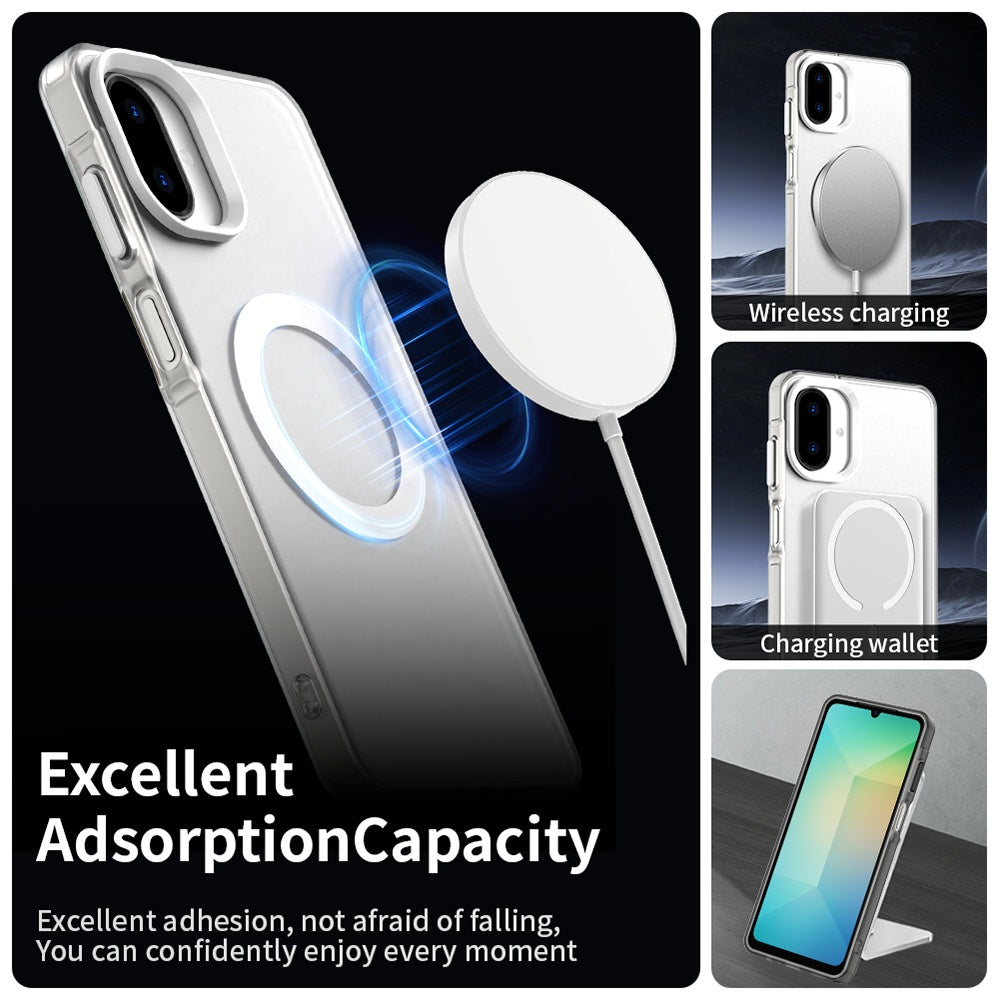 Husa de protectie Techsuit CandyCase MagSafe compatibil cu Samsung Galaxy A07 4G, Alb
