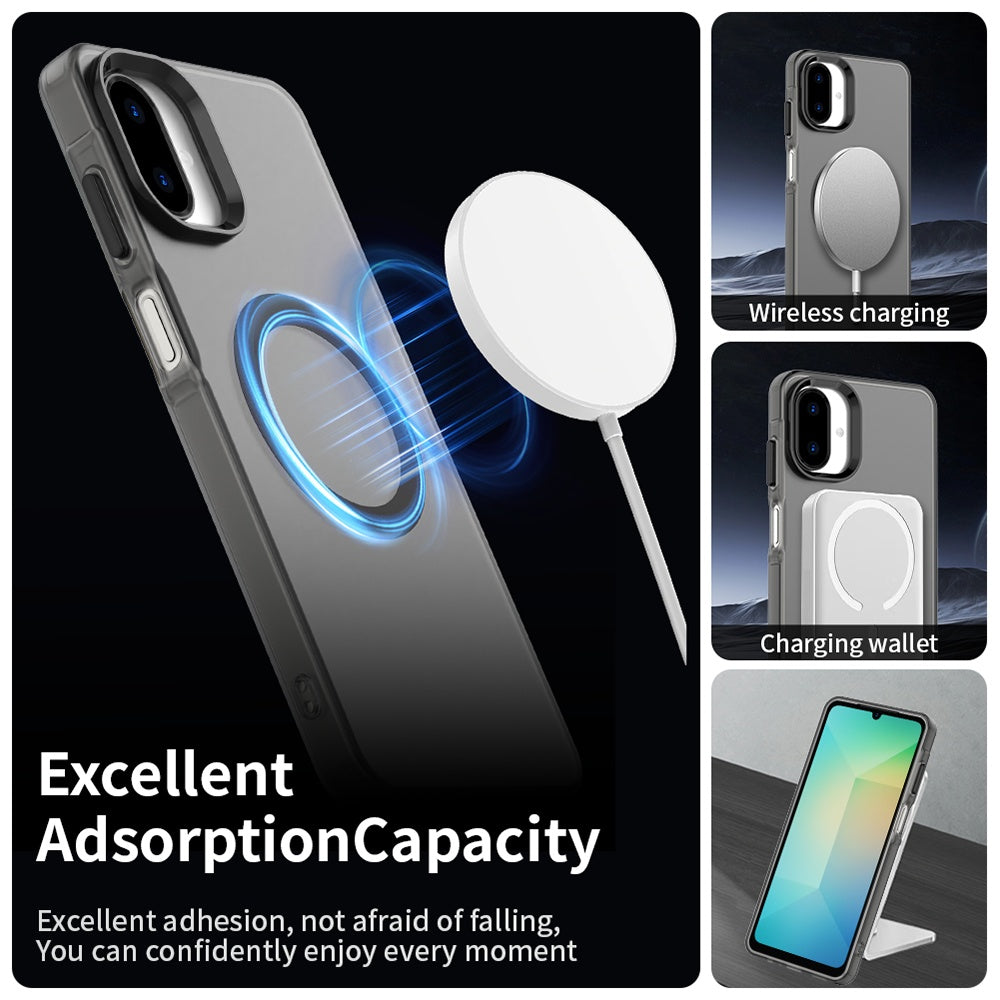 Husa de protectie Techsuit CandyCase MagSafe compatibil cu Samsung Galaxy A07 4G, Negru