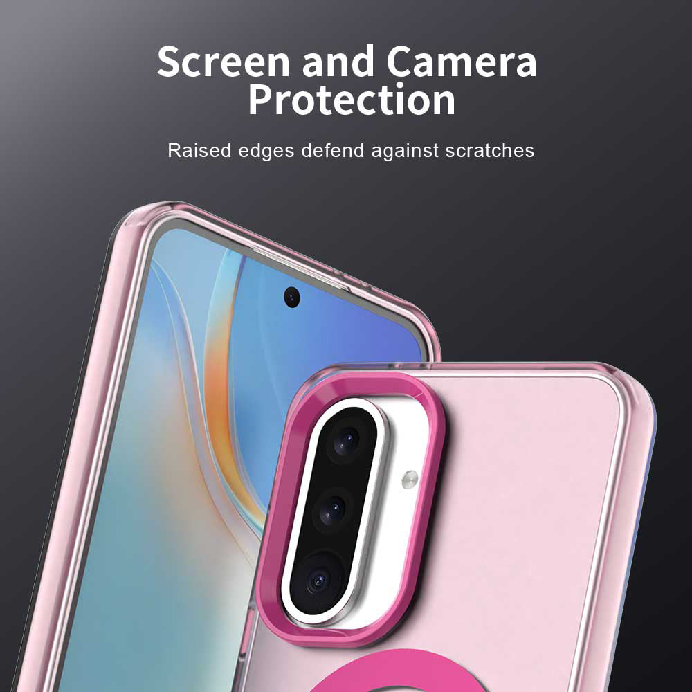 Husa de protectie Techsuit CandyCase MagSafe compatibil cu Samsung Galaxy A36 5G, Roz