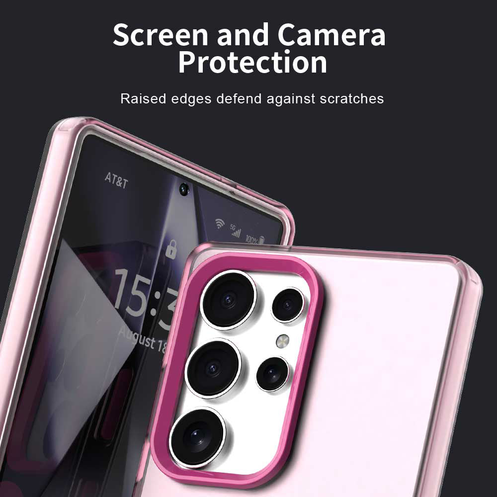 Husa de protectie Techsuit CandyCase MagSafe compatibil cu Samsung Galaxy S25 Ultra, Roz