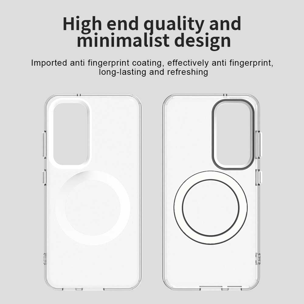 Husa de protectie Techsuit CandyCase MagSafe compatibil cu Samsung Galaxy S23, Alb