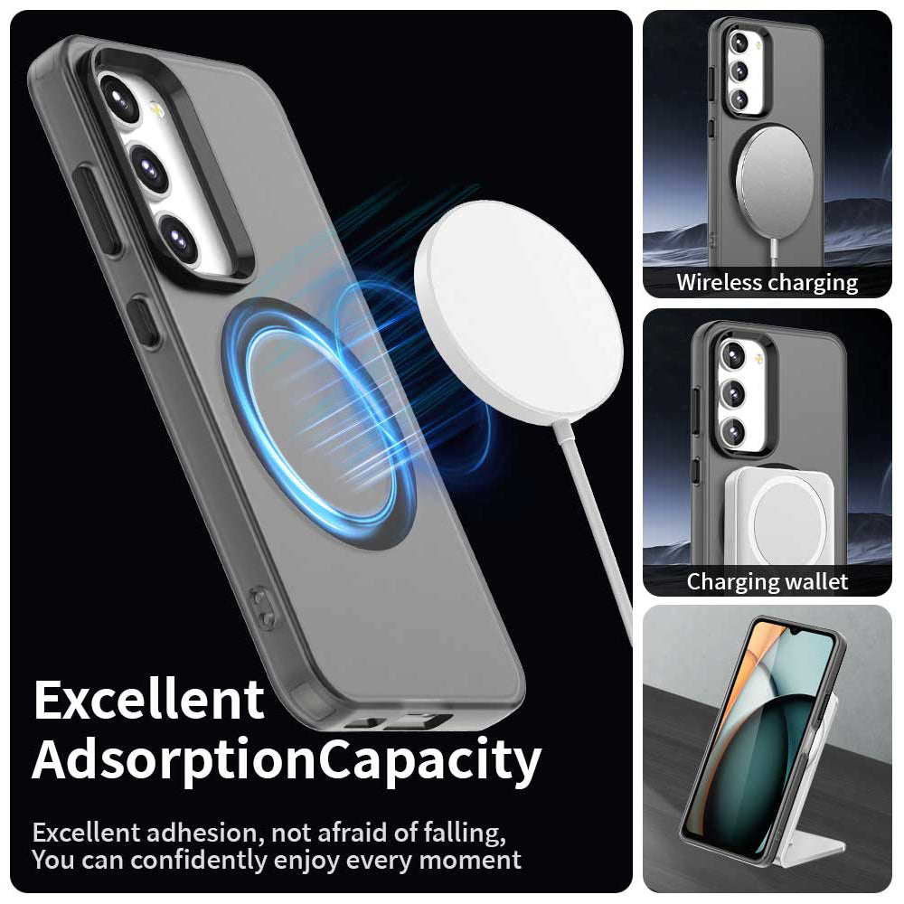 Husa de protectie Techsuit CandyCase MagSafe compatibil cu Samsung Galaxy S23 Plus, Negru