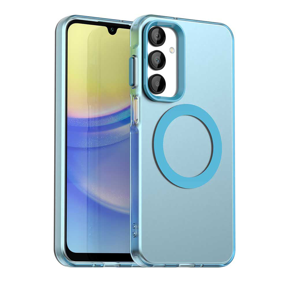 Husă Techsuit CandyCase MagSafe albastră pentru Samsung Galaxy A16 4G / A16 5G