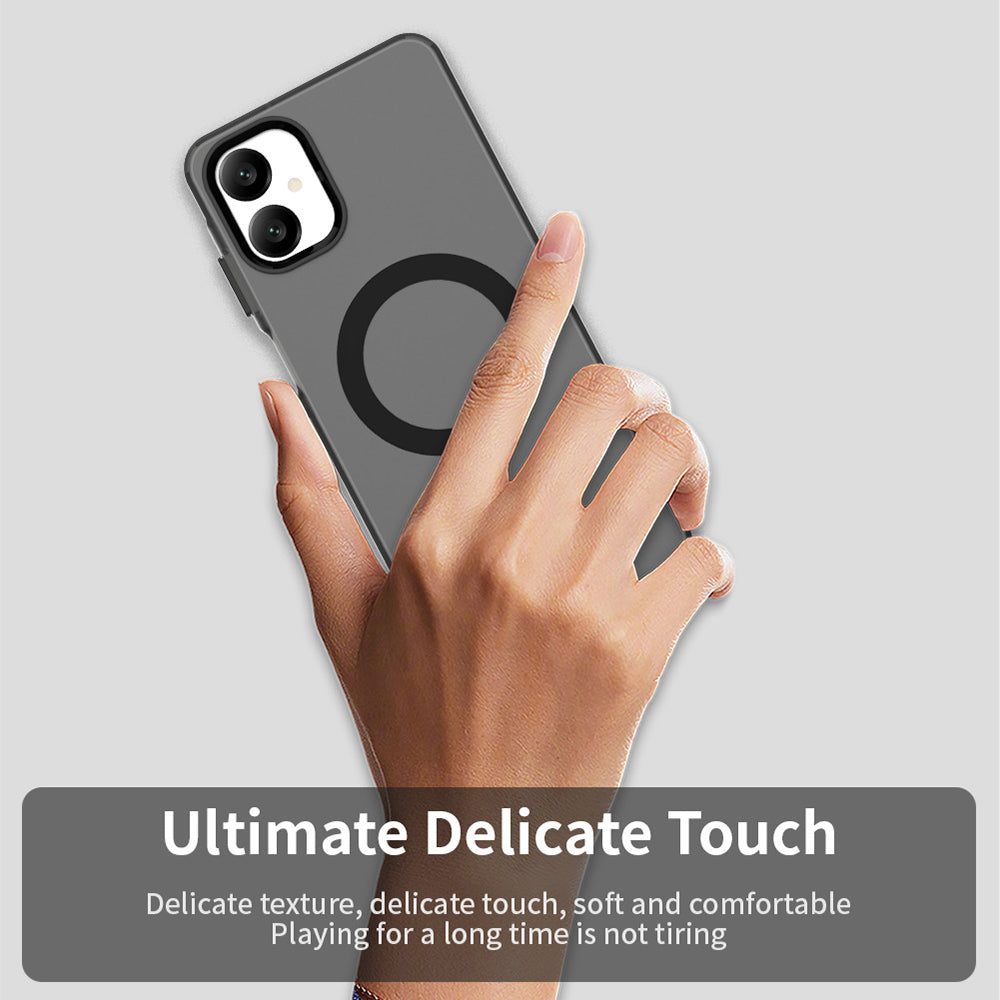 Fekete Techsuit CandyCase MagSafe tok Samsung Galaxy A06 4G készülékhez