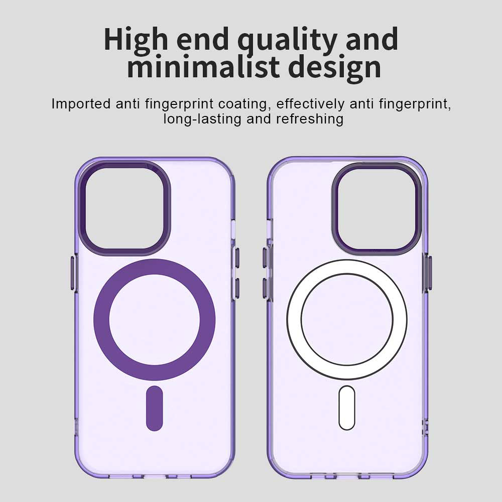 Husa de protectie Techsuit CandyCase MagSafe compatibil cu iPhone 13 Pro, Mov