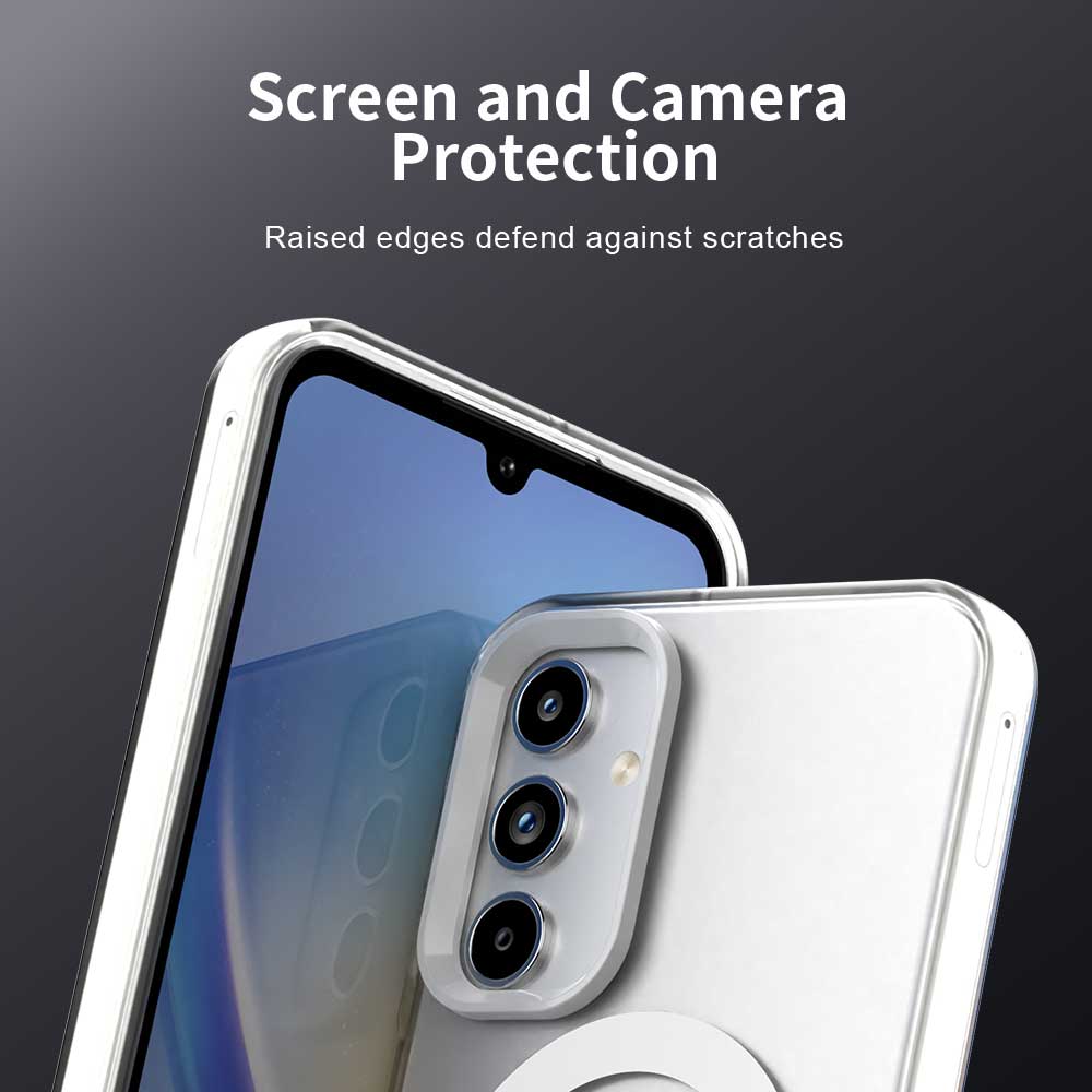 Husa de protectie Techsuit CandyCase MagSafe compatibil cu Samsung Galaxy A55 5G, Alb