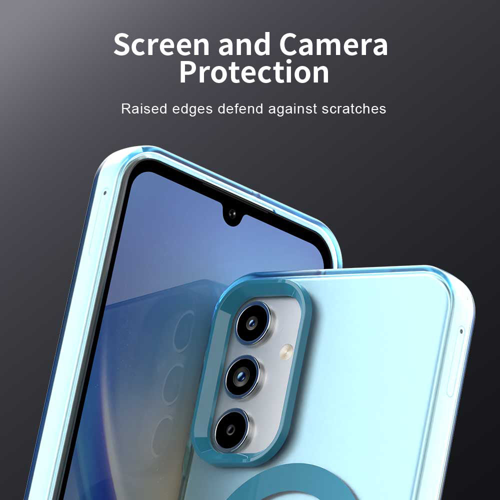 Husa de protectie Techsuit CandyCase MagSafe compatibil cu Samsung Galaxy A15 4G / A15 5G, Albastru