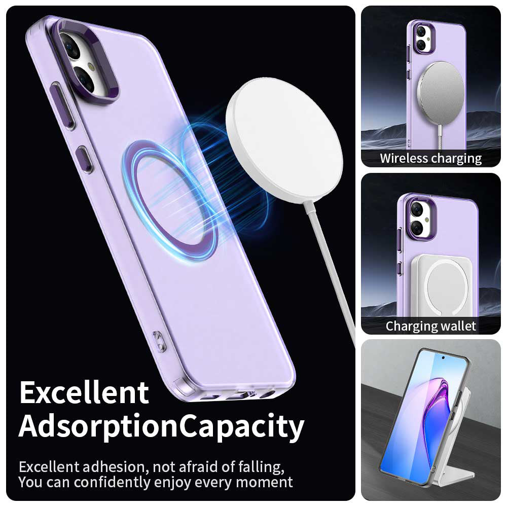 Husa de protectie Techsuit CandyCase MagSafe compatibil cu Samsung Galaxy A05, Mov