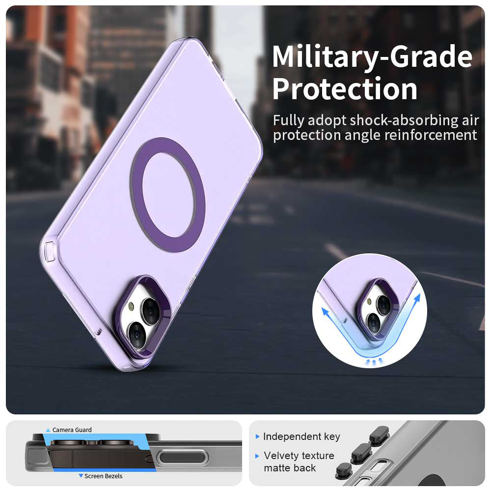 Husa de protectie Techsuit CandyCase MagSafe compatibil cu Samsung Galaxy A05, Mov