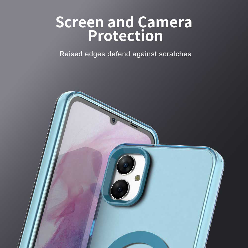 Husa de protectie Techsuit CandyCase MagSafe compatibil cu Samsung Galaxy A05, Albastru