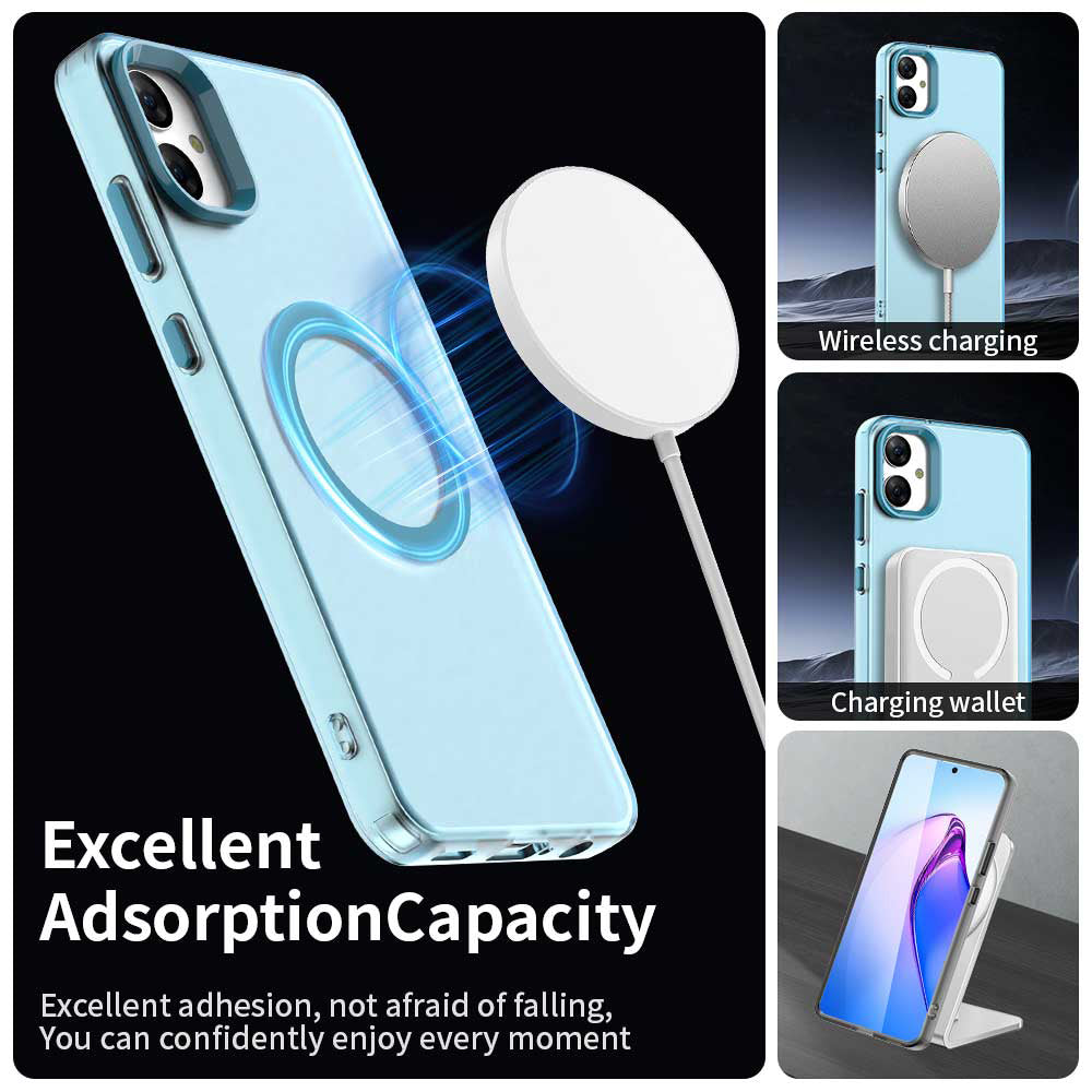 Husa de protectie Techsuit CandyCase MagSafe compatibil cu Samsung Galaxy A05, Albastru