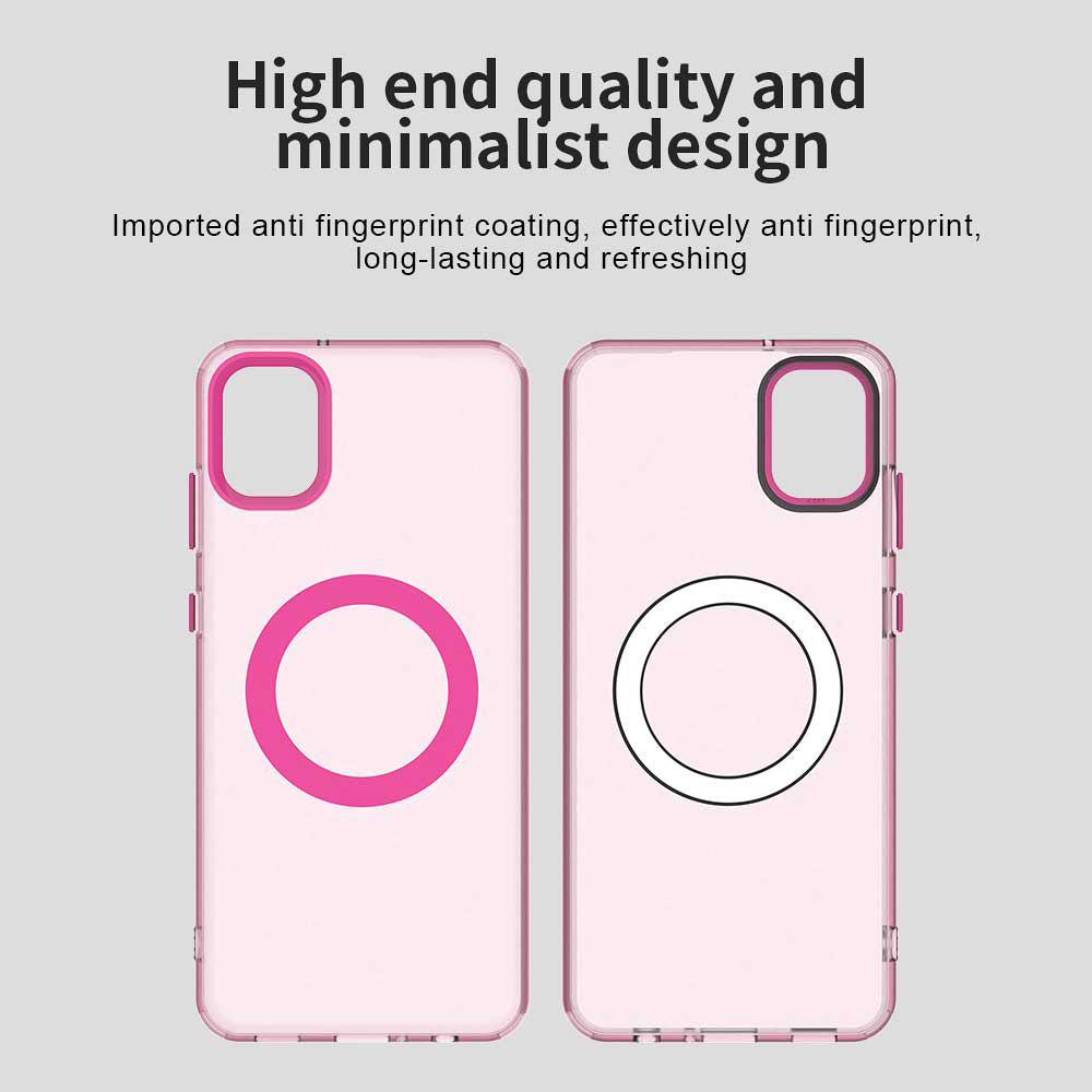 Husa de protectie Techsuit CandyCase MagSafe compatibil cu Samsung Galaxy A05, Roz