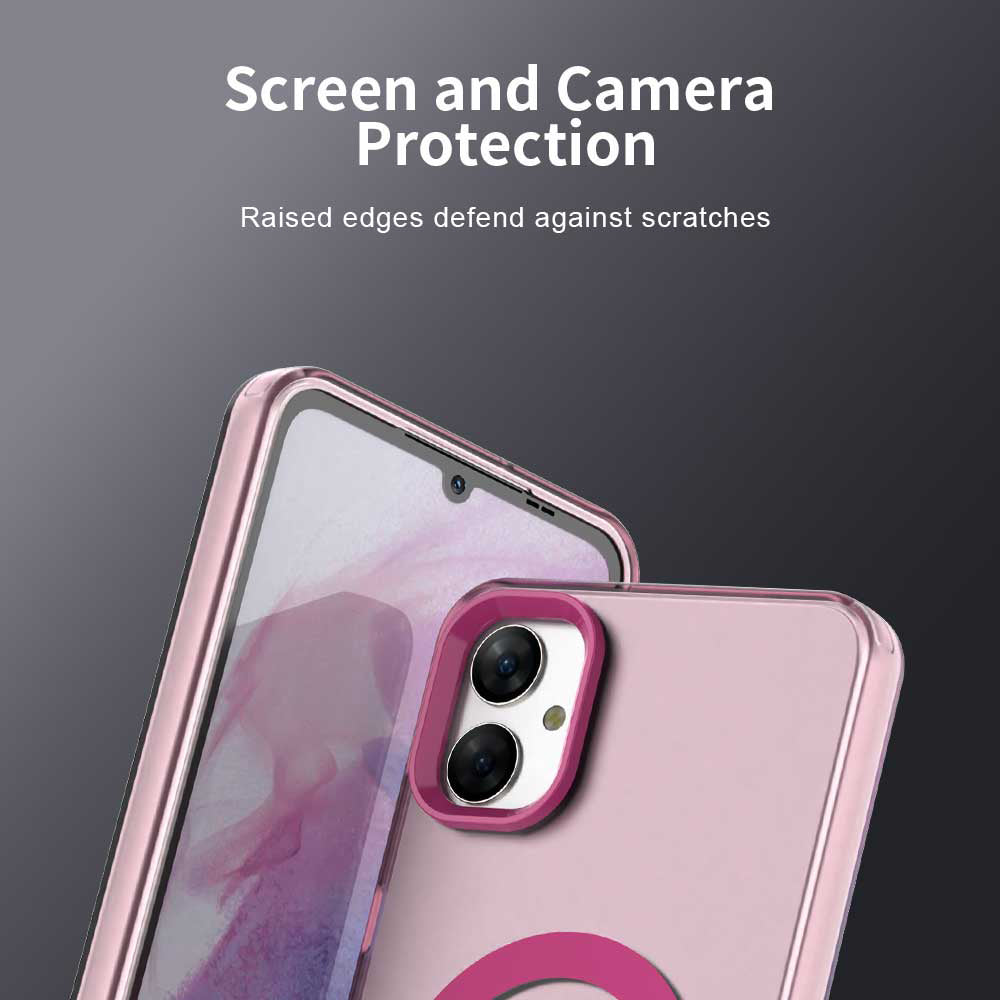 Husa de protectie Techsuit CandyCase MagSafe compatibil cu Samsung Galaxy A05, Roz