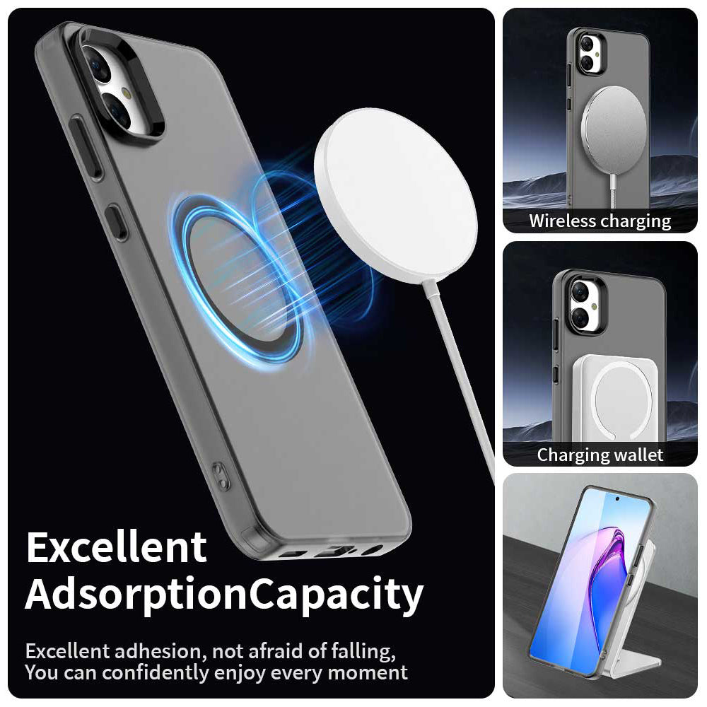 Husa de protectie Techsuit CandyCase MagSafe compatibil cu Samsung Galaxy A05, Negru