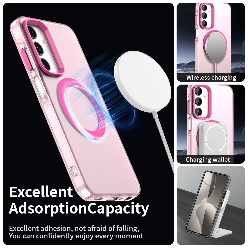 Husa de protectie Techsuit CandyCase MagSafe compatibil cu Samsung Galaxy A25 5G, Roz