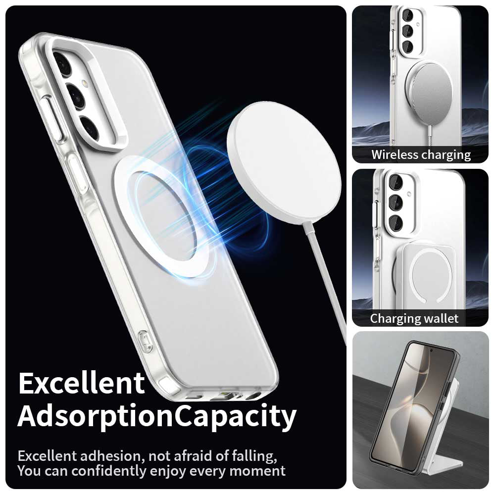 Husa de protectie Techsuit CandyCase MagSafe compatibil cu Samsung Galaxy A25 5G, Alb