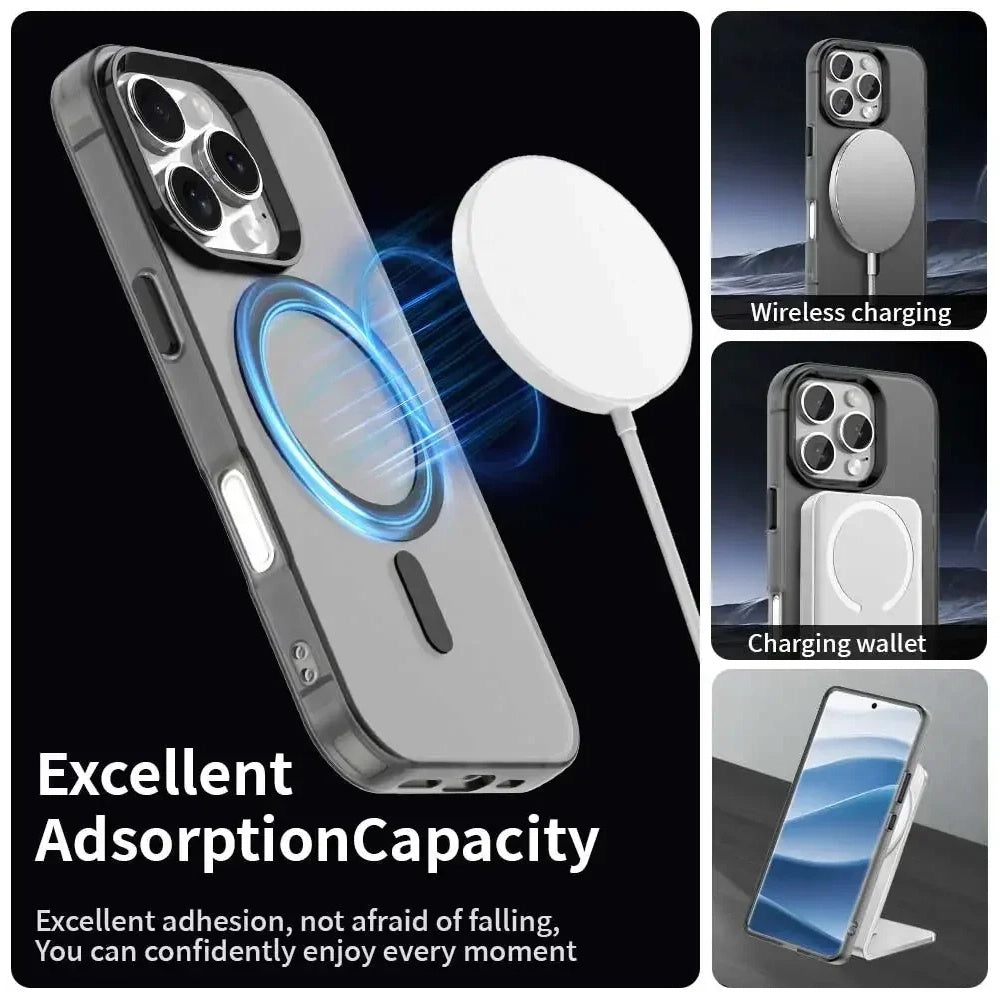 Husa de protectie Techsuit CandyCase MagSafe compatibil cu iPhone 16 Pro, Albastru