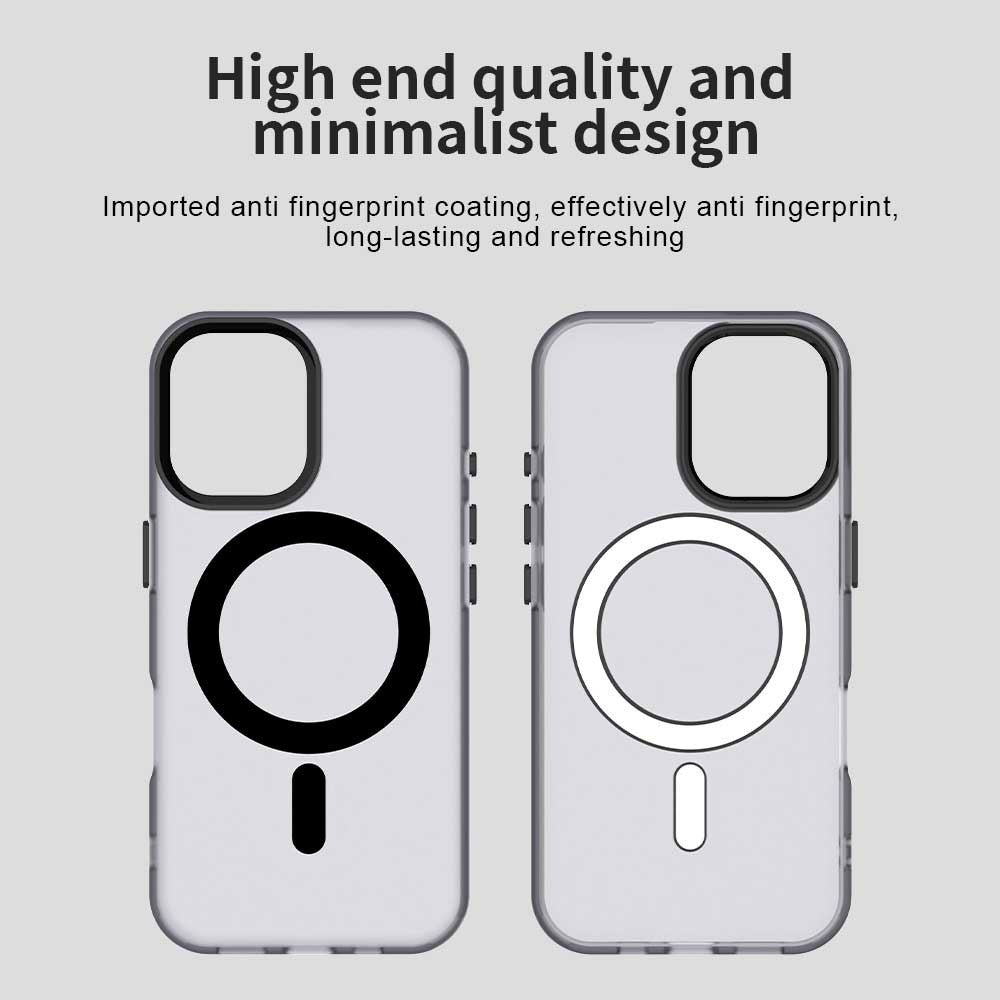Husa de protectie Techsuit CandyCase MagSafe compatibil cu iPhone 16, Negru