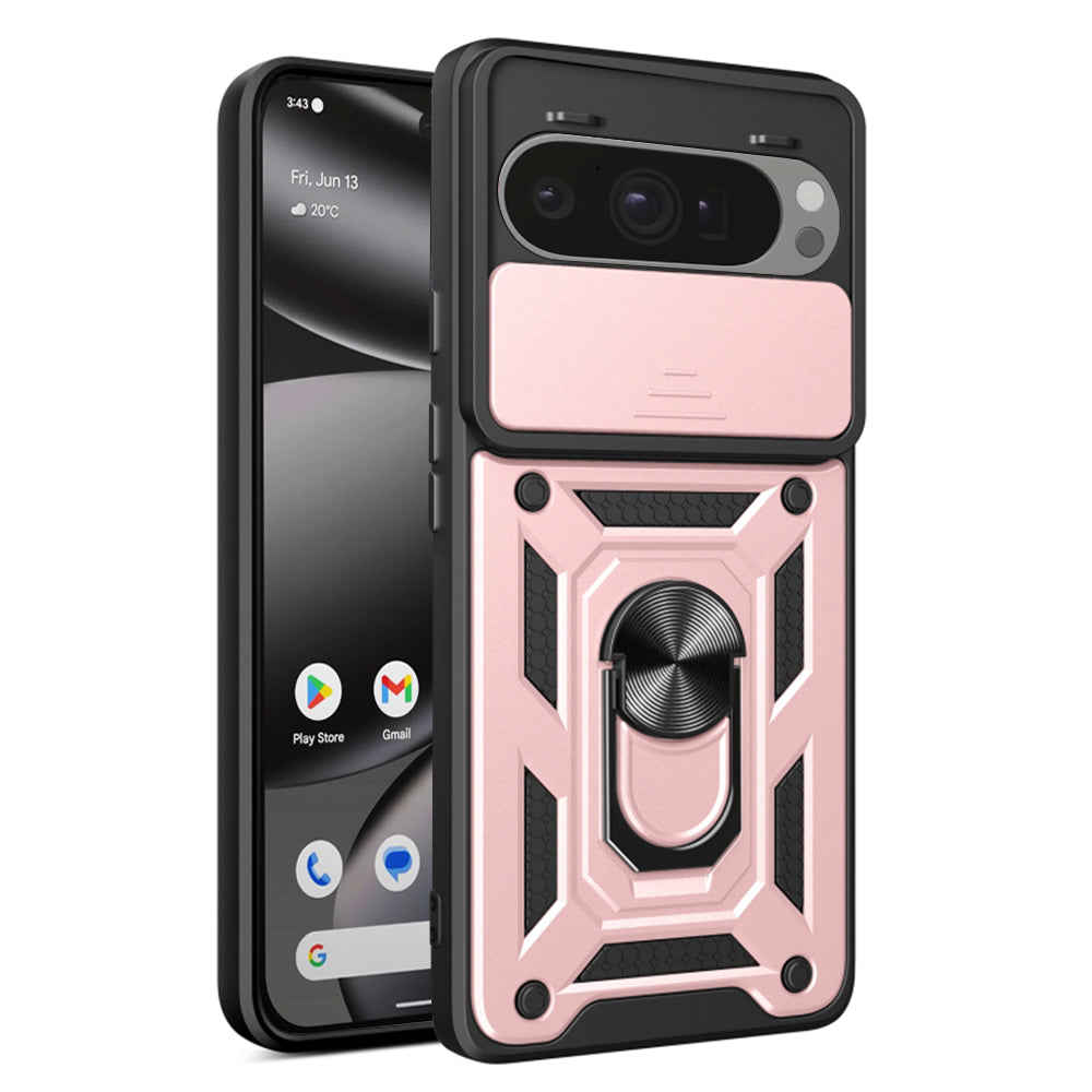 Husa de protectie Techsuit CamShield Series compatibil cu Google Pixel 10 Pro XL, Roz Auriu