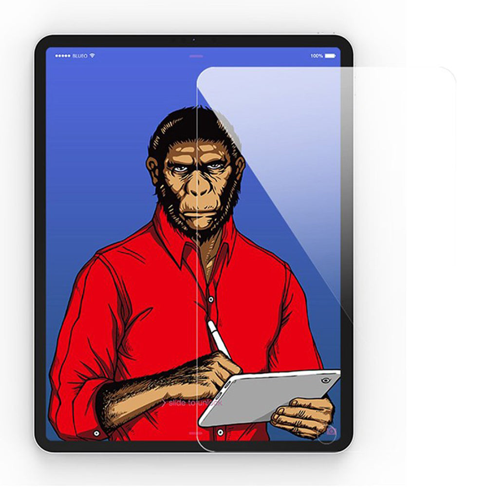 Husa de protectie tableta Blueo HD Tempered Glass compatibil cu iPad Air 4 / 5 (2020/2022) / Pro 11 (2018 / 2020 / 2021 / 2022), Transparent