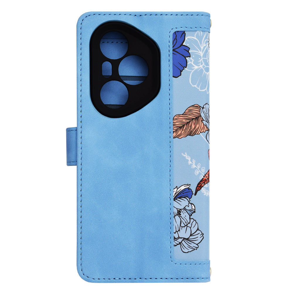 Husa de protectie Techsuit FlipCraft compatibil cu Honor 400 Pro, Vibrant Blue
