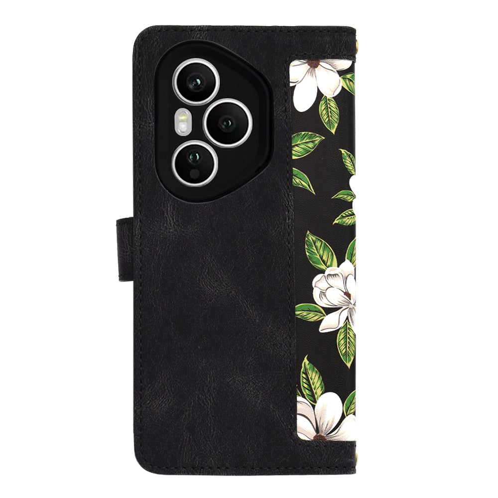 Husa de protectie Techsuit FlipCraft compatibil cu Honor 400 Pro, Flowers of the Dawn
