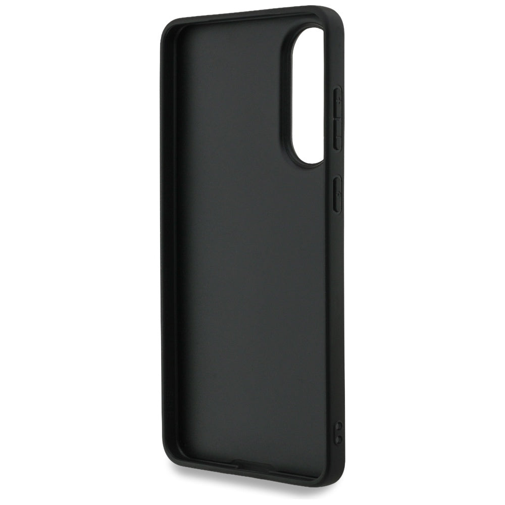 Husa de protectie Guess Hardcase Big 4G Logo Classic Logo (GUHCS25E4GMGBR) compatibil cu Samsung Galaxy S25 Edge, Maro