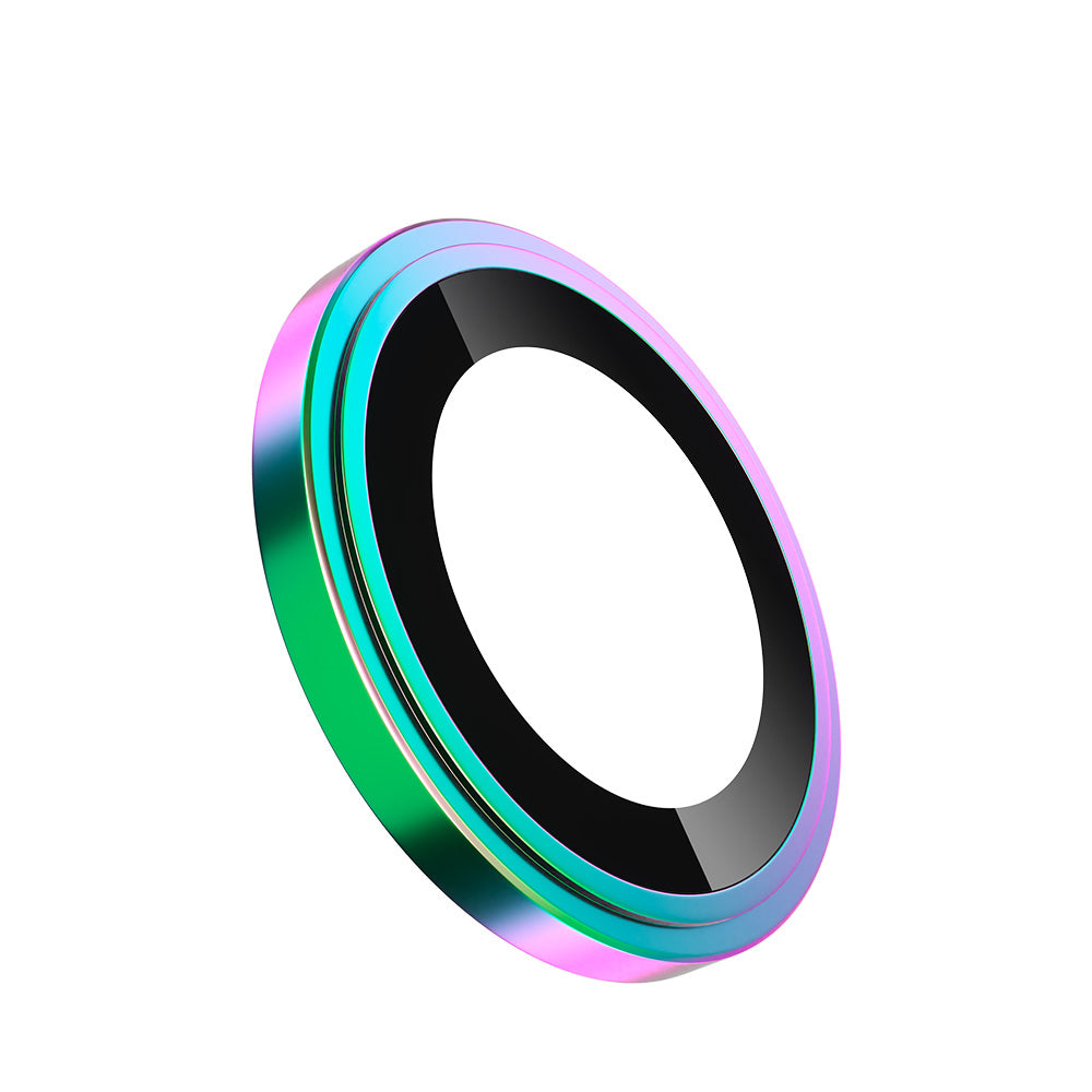 Folie de protectie Blueo Sapphire Crystal Original Lens Glass compatibil cu iPhone 16 Pro / iPhone 16 Pro Max, Colorful
