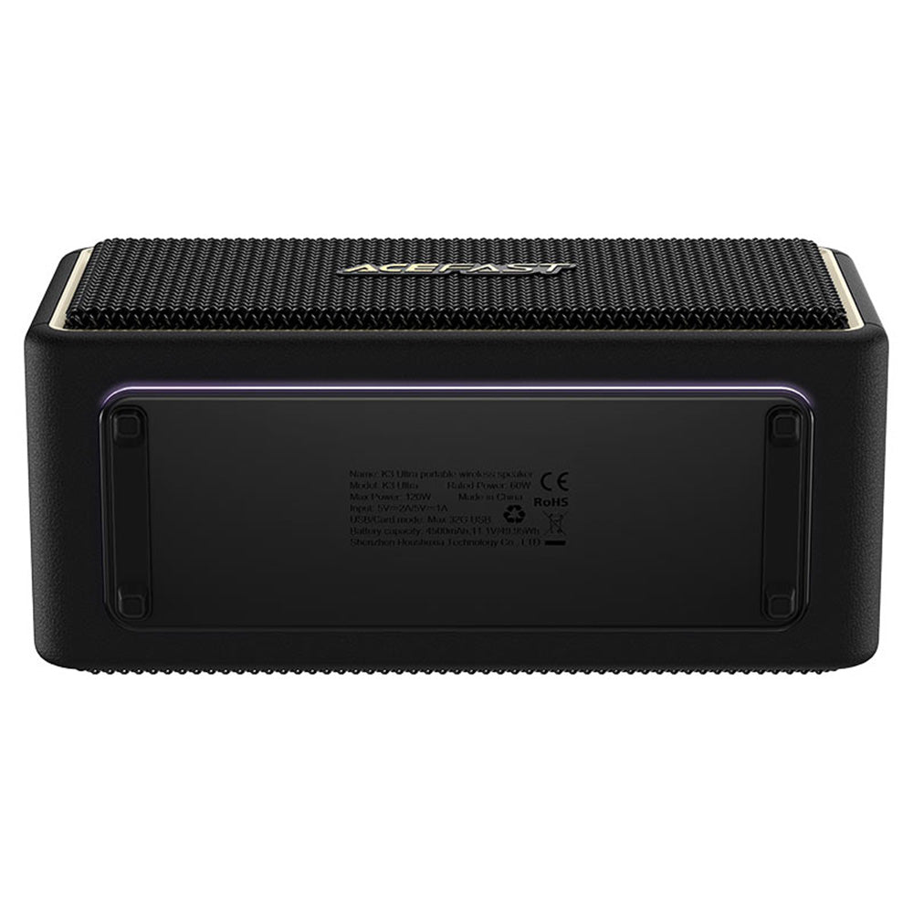 Boxa Acefast K3 Ultra (K3), Bluetooth 5.4, IPX6, Negru