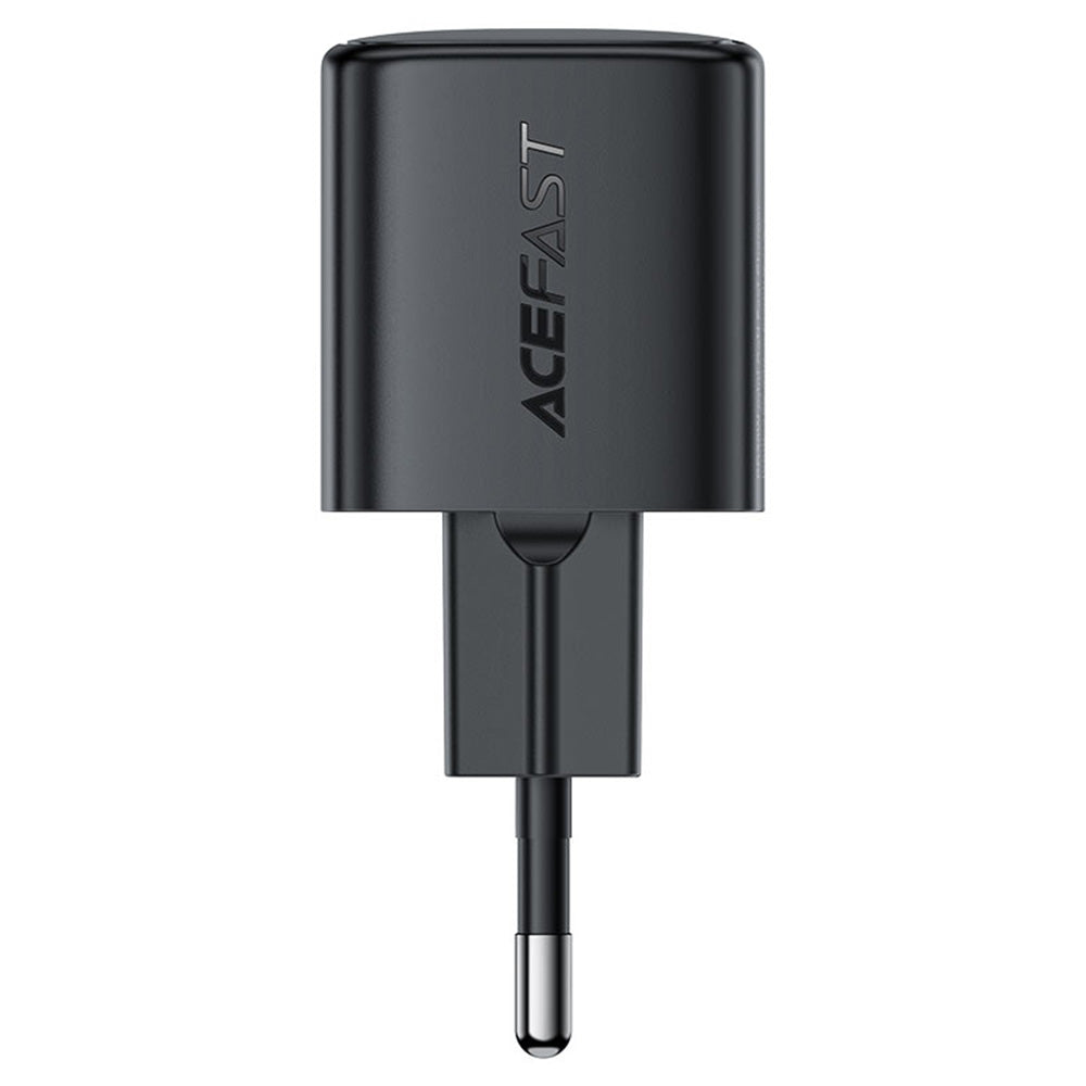 Incarcator Acefast (A118), USB-C, 30W, GaN, Negru