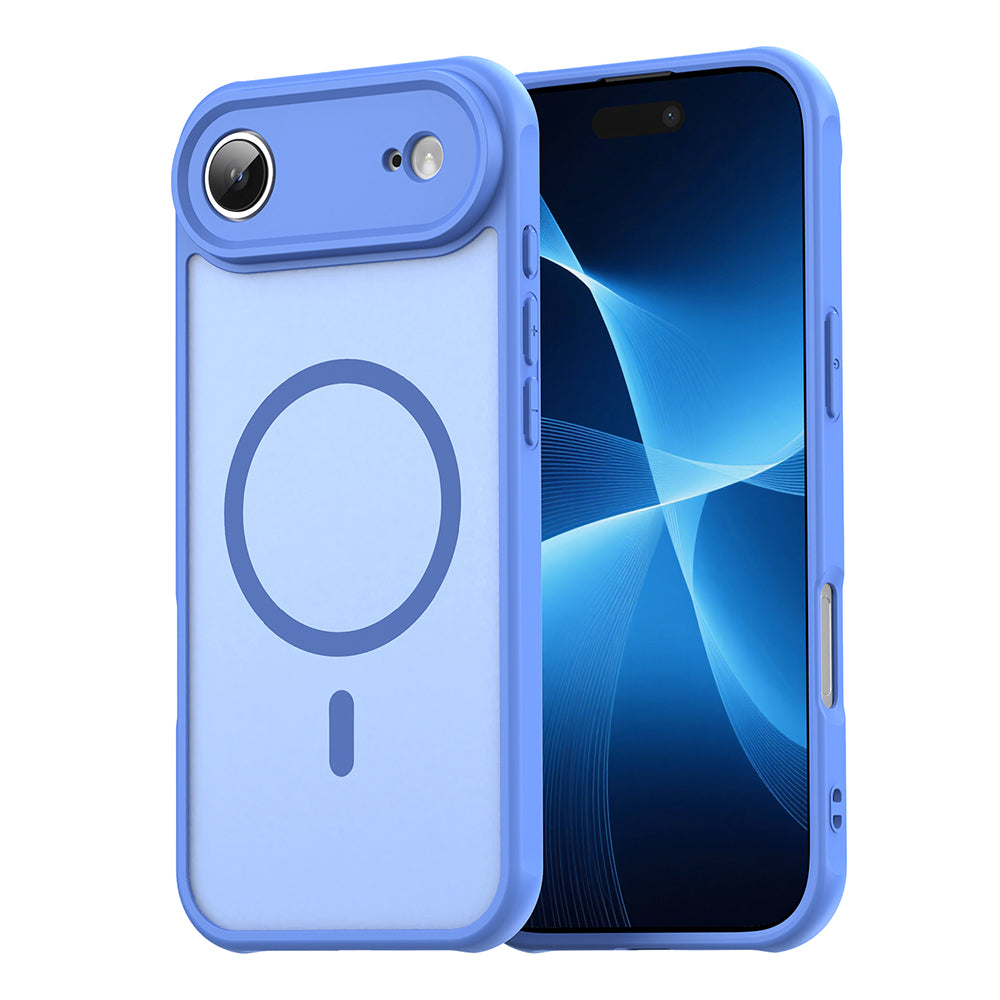Husa de protectie Techsuit HaloFrost II MagSafe compatibil cu iPhone 17 Air, Albastru Cer