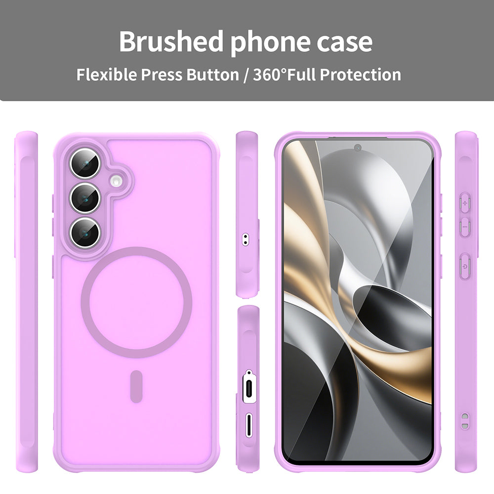Husa de protectie Techsuit HaloFrost II MagSafe compatibil cu Samsung Galaxy A17 5G / A17 4G / M17 / F17, Roz