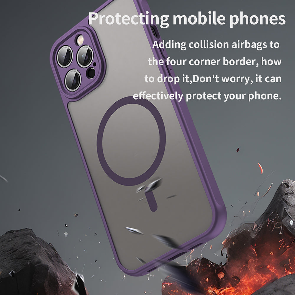 Husa pentru iPhone 11 Pro Max - Techsuit HaloFrost II MagSafe - Purple