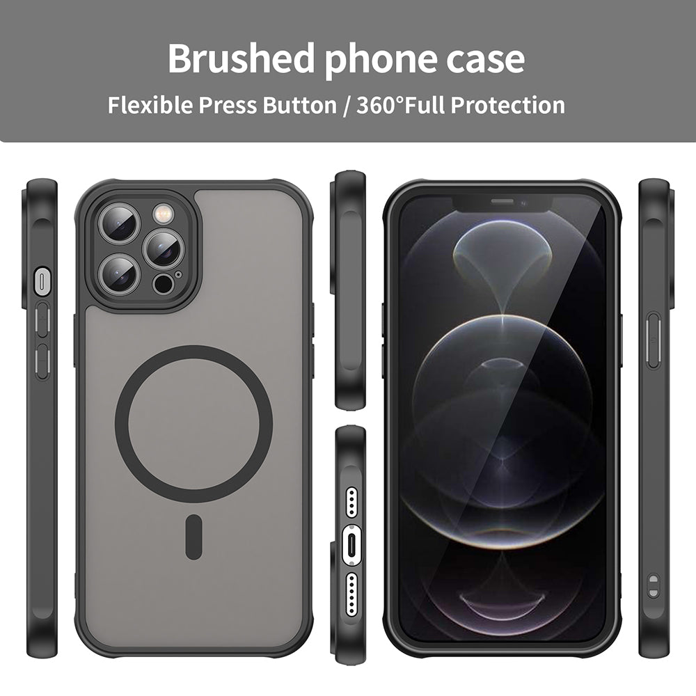 Husa de protectie Techsuit HaloFrost II MagSafe compatibil cu iPhone 11 Pro Max, Negru