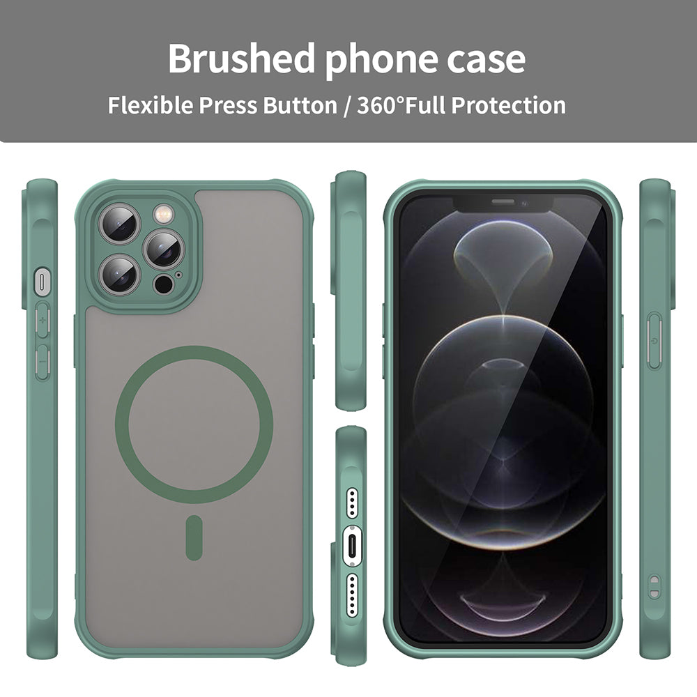 Husa de protectie Techsuit HaloFrost II MagSafe compatibil cu iPhone 11 Pro, Verde