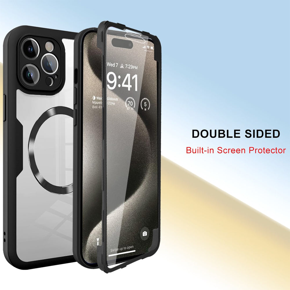 Folie de protectie Techsuit ColorVerse 360 MagSafe Series + compatibil cu iPhone 17 Pro Max, Mov