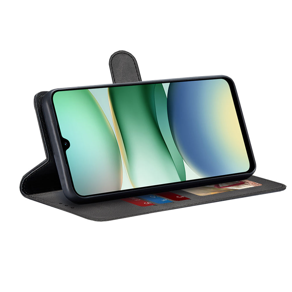 Husa de protectie Techsuit Diary Book compatibil cu Xiaomi Redmi A5 4G (Regional), Negru