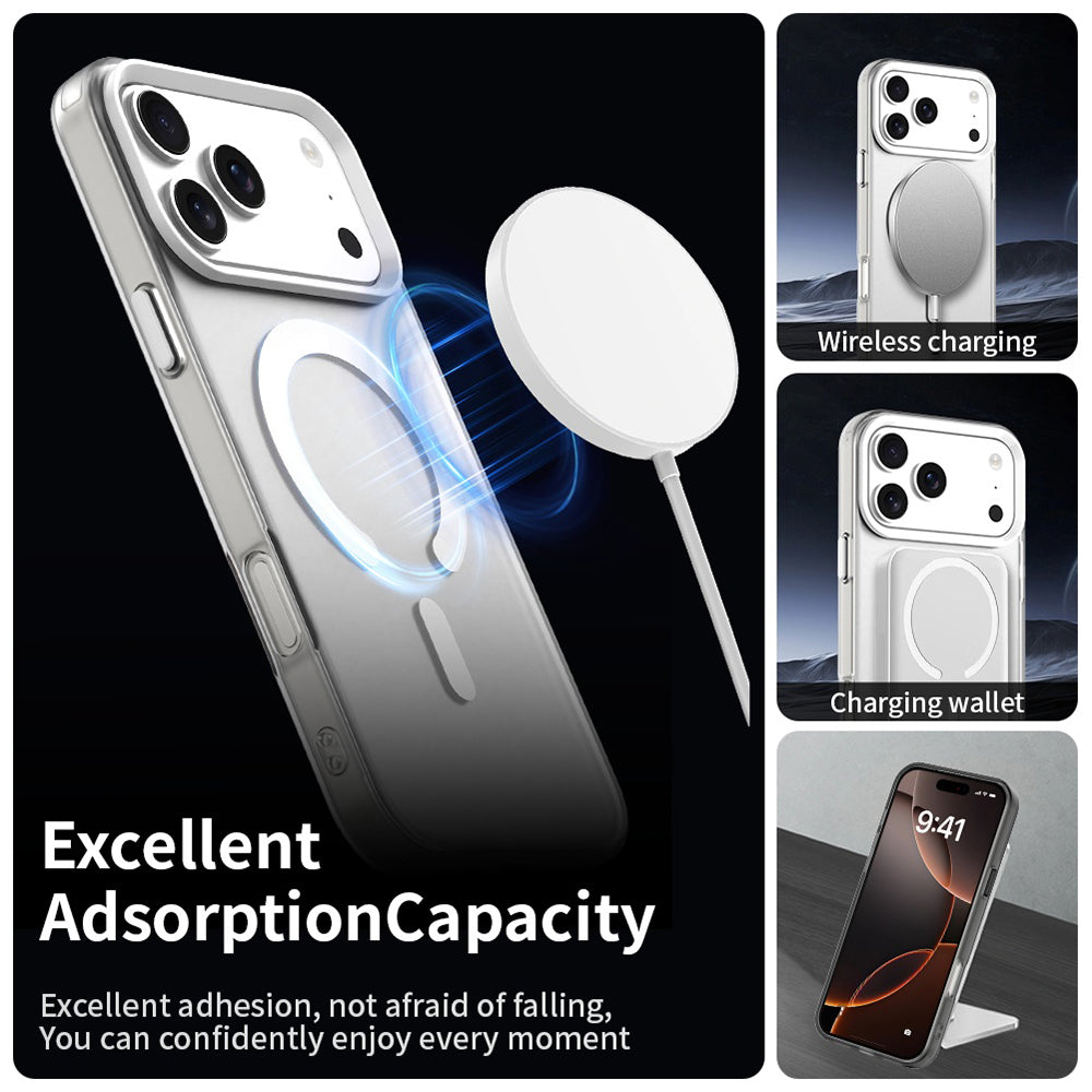 Husa de protectie Techsuit CandyCase MagSafe compatibil cu iPhone 17 Pro, Alb