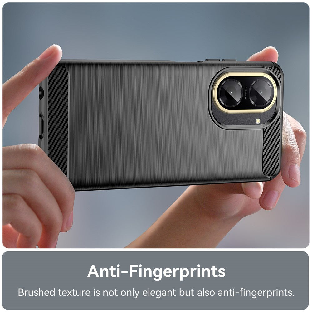 Husa de protectie Techsuit Carbon Silicone compatibil cu Xiaomi Redmi A5 4G (Regional), Negru