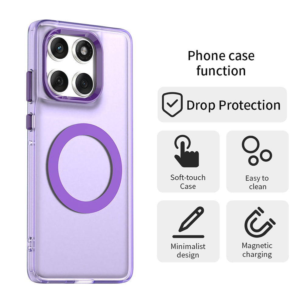 Husa de protectie Techsuit CandyCase MagSafe compatibil cu Motorola Edge 60 / Edge 60 Fusion, Mov