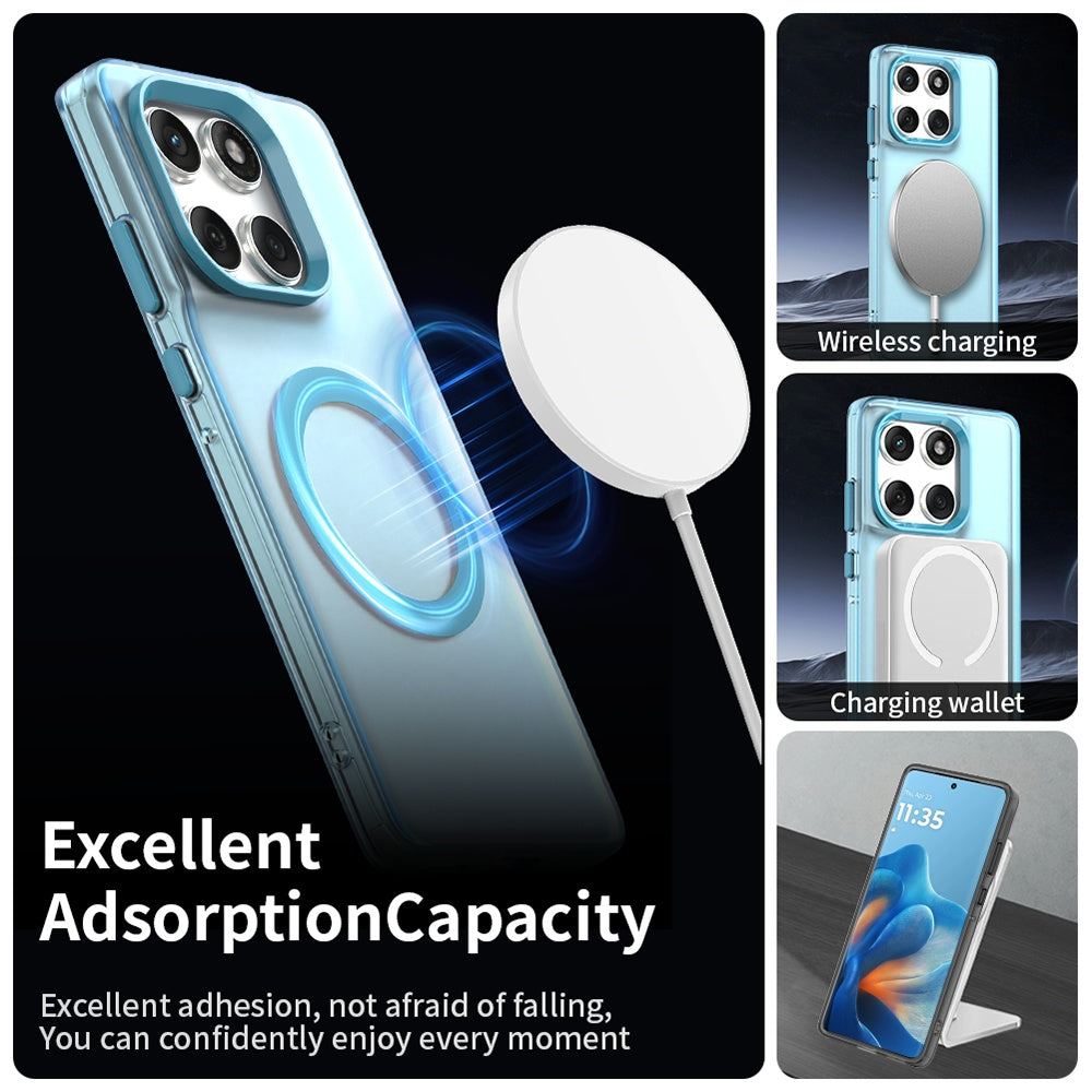 Husa de protectie Techsuit CandyCase MagSafe compatibil cu Motorola Edge 60 / Edge 60 Fusion, Albastru