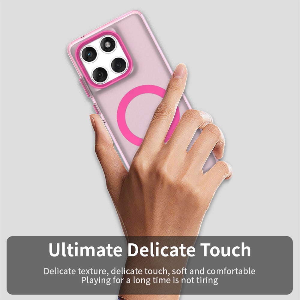 Husa de protectie Techsuit CandyCase MagSafe compatibil cu Motorola Edge 60 / Edge 60 Fusion, Roz
