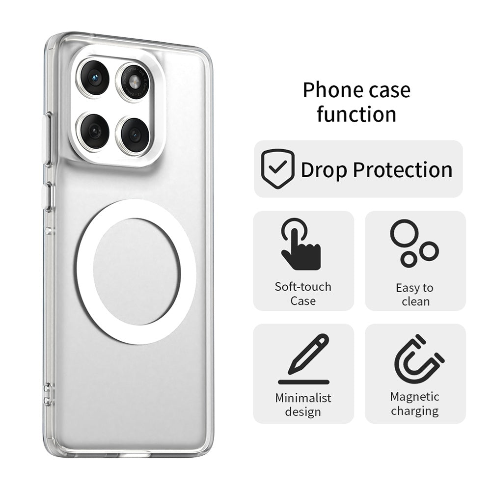 Husa de protectie Techsuit CandyCase MagSafe compatibil cu Motorola Edge 60 / Edge 60 Fusion, Alb