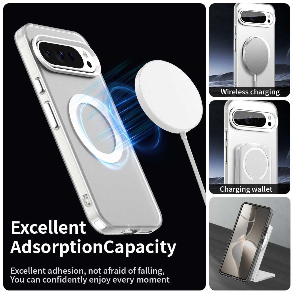 Husa de protectie Techsuit CandyCase MagSafe compatibil cu Google Pixel 10 / 10 Pro, Alb