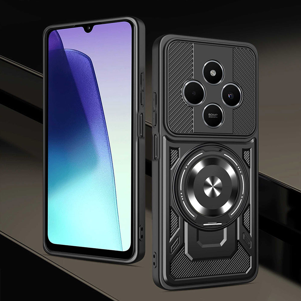 Husa de protectie Techsuit RuggedCam compatibil cu Xiaomi Redmi 14C / Poco C75, Mov